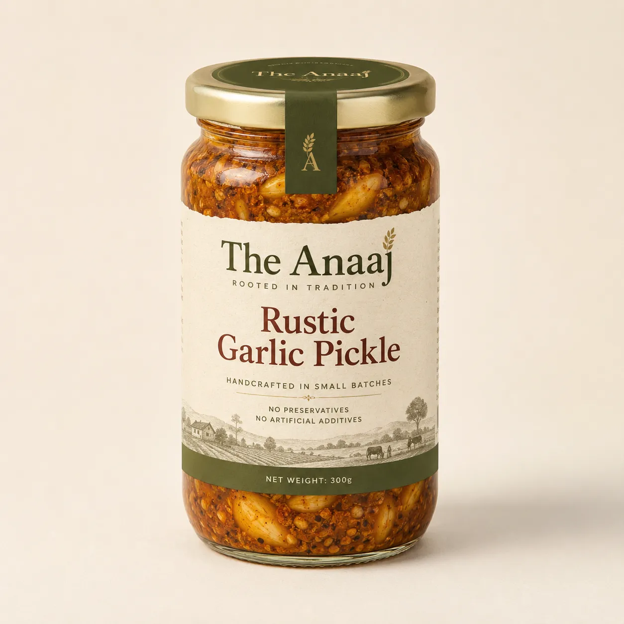 Rustic Garlic Pickle